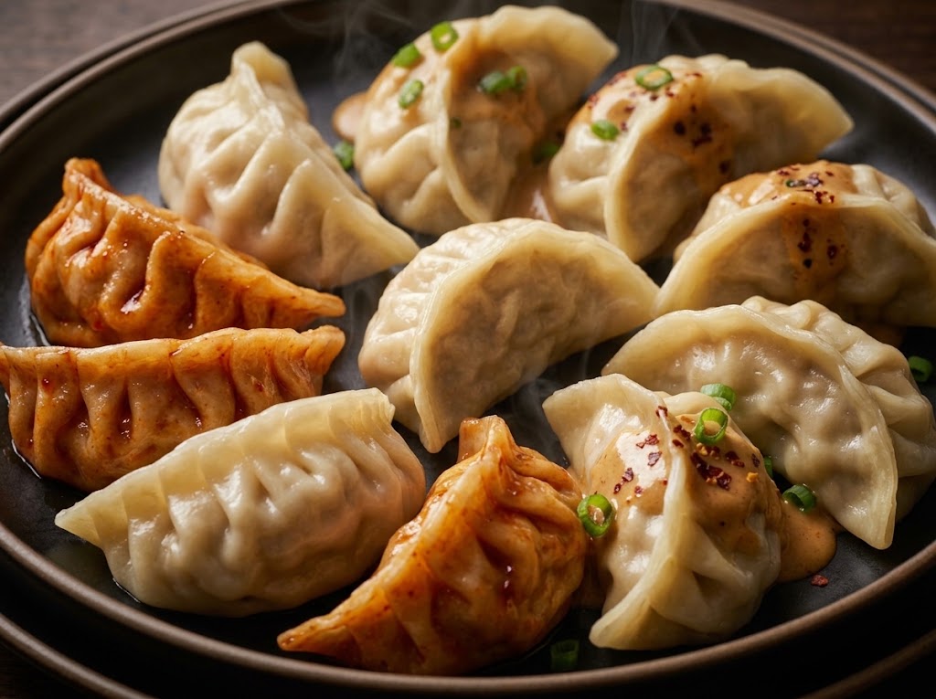 Steamed Korean momos